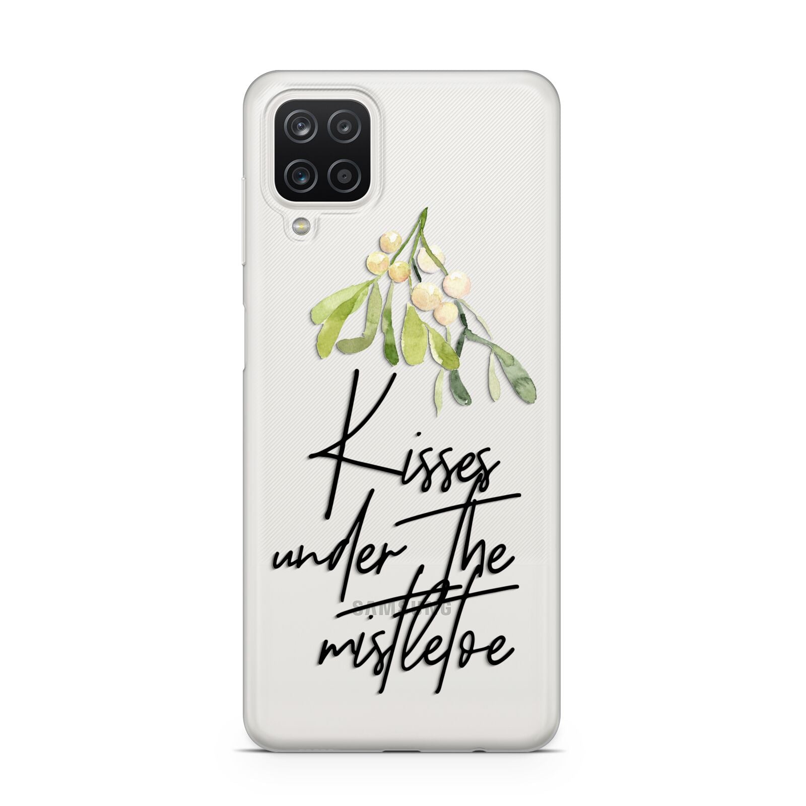 Kisses Under The Mistletoe Samsung M12 Case