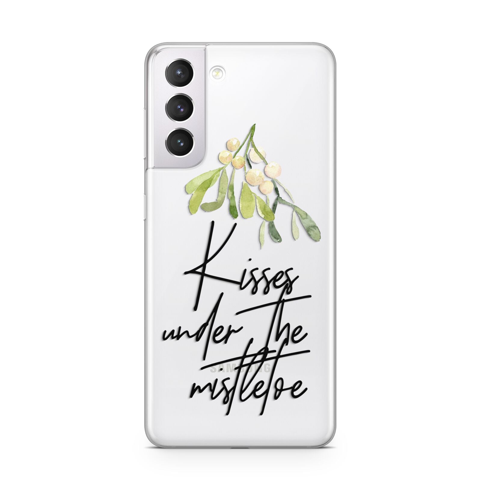 Kisses Under The Mistletoe Samsung S21 Case