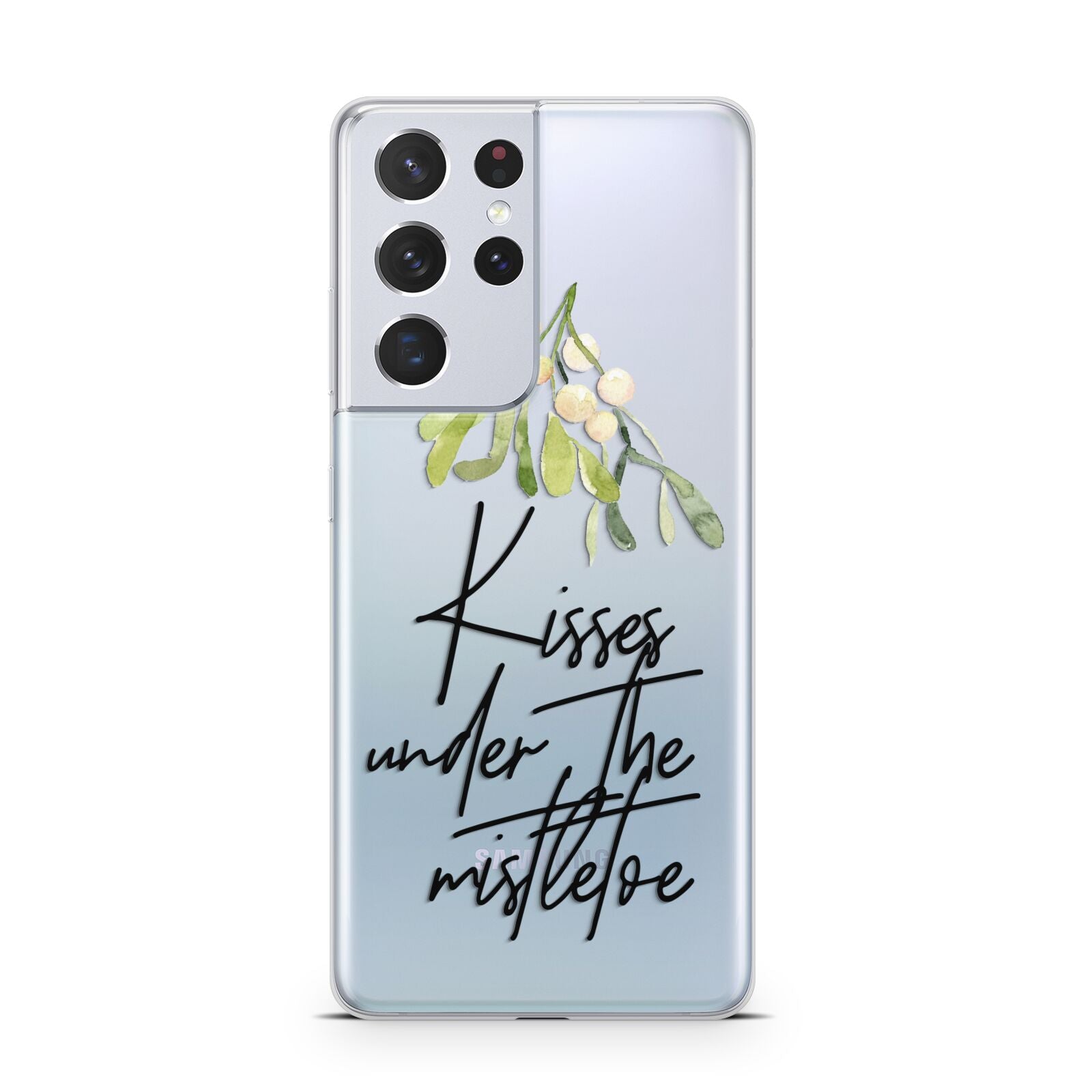 Kisses Under The Mistletoe Samsung S21 Ultra Case