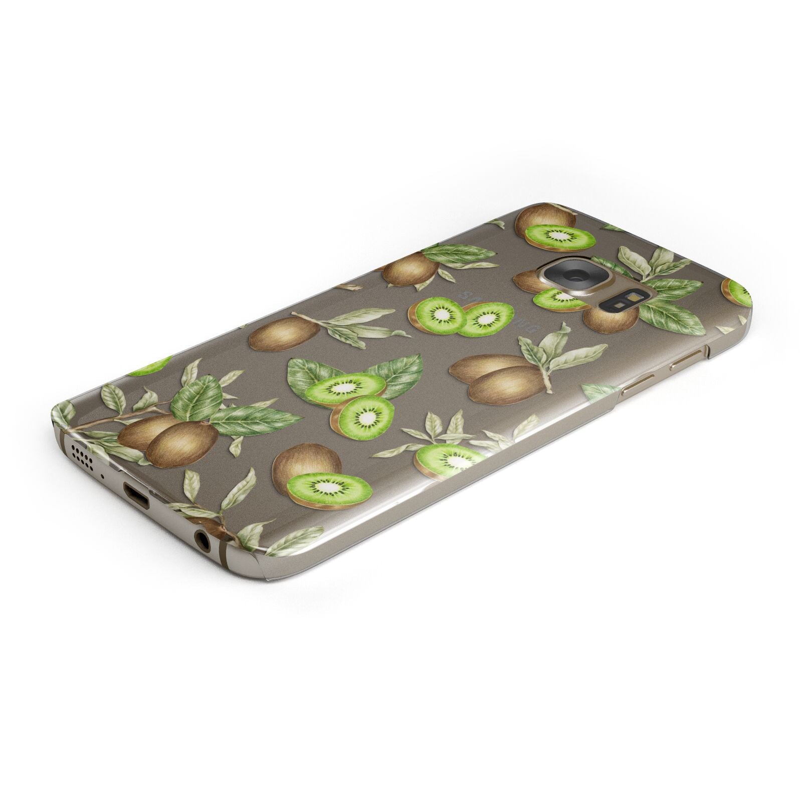 Kiwi Fruit Protective Samsung Galaxy Case Angled Image