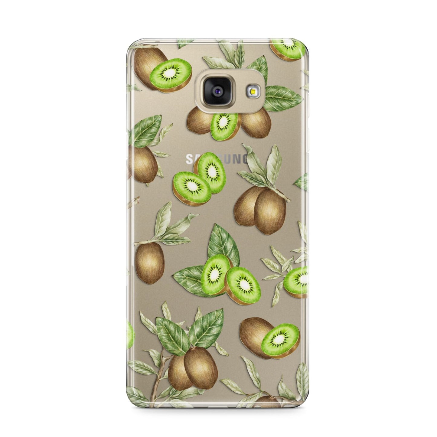 Kiwi Fruit Samsung Galaxy A9 2016 Case on gold phone