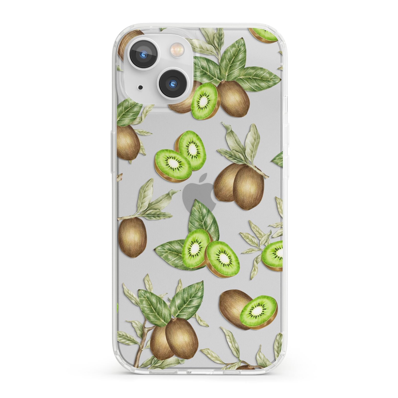 Kiwi Fruit iPhone 13 Clear Bumper Case