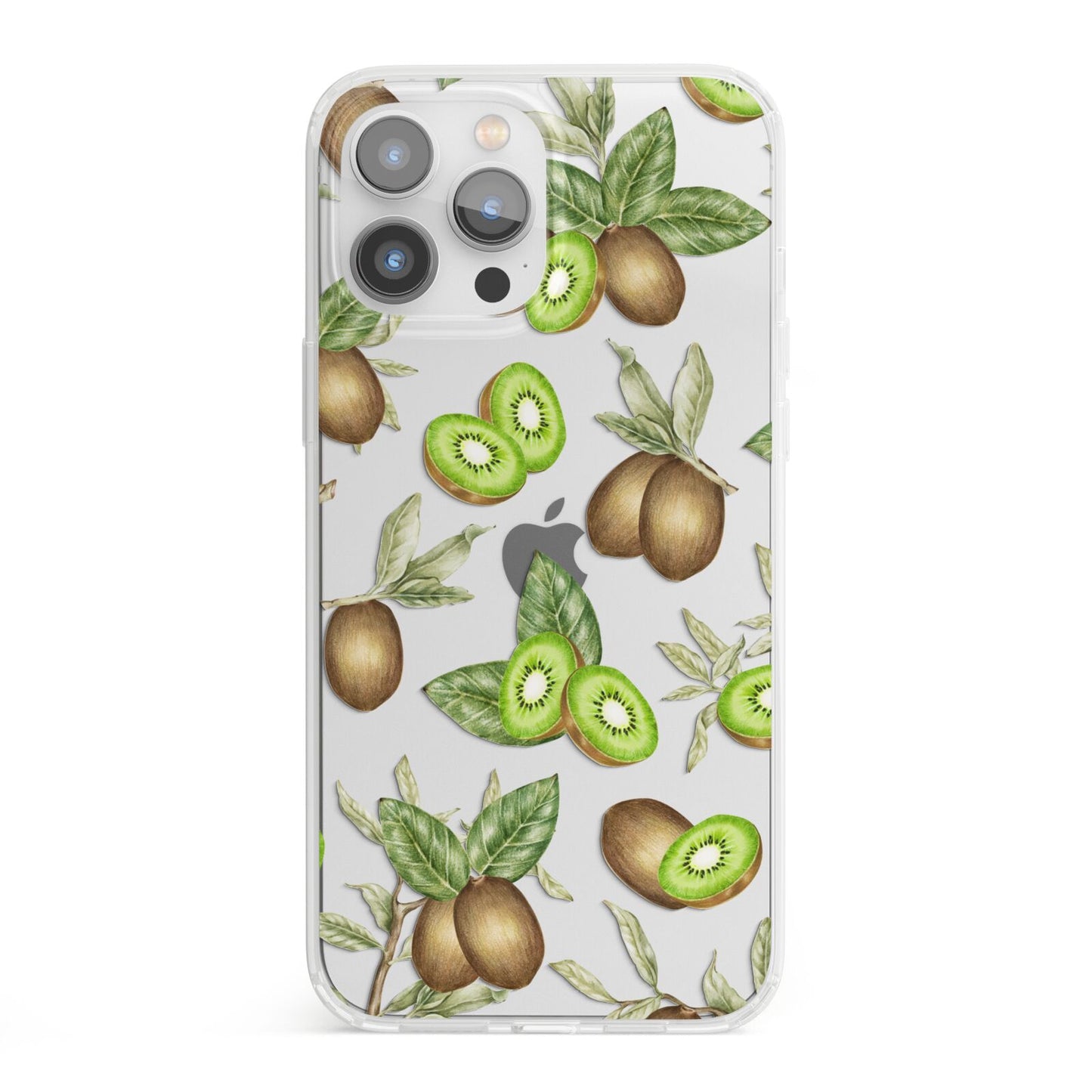 Kiwi Fruit iPhone 13 Pro Max Clear Bumper Case