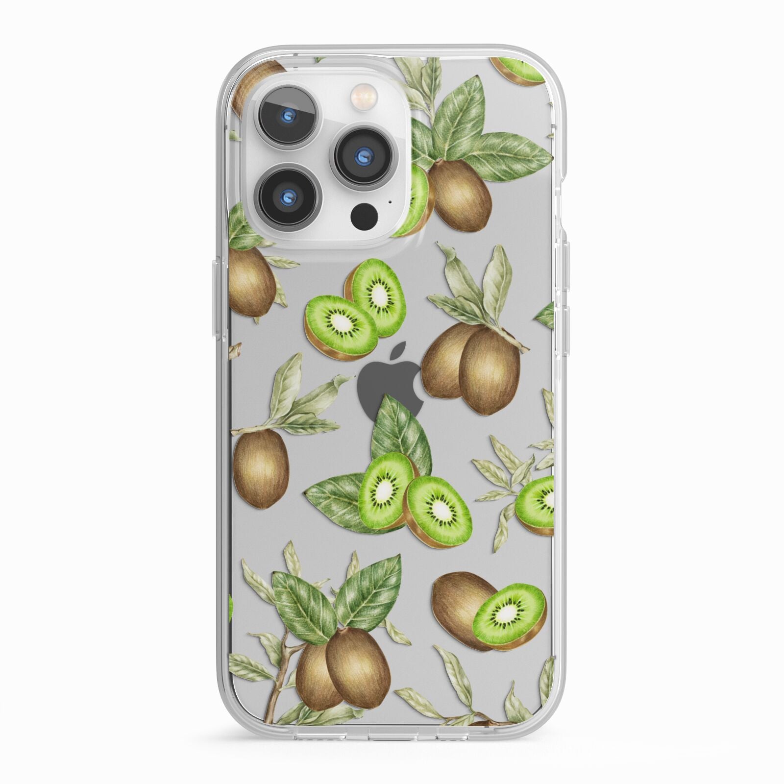 Kiwi Fruit iPhone 13 Pro TPU Impact Case with White Edges