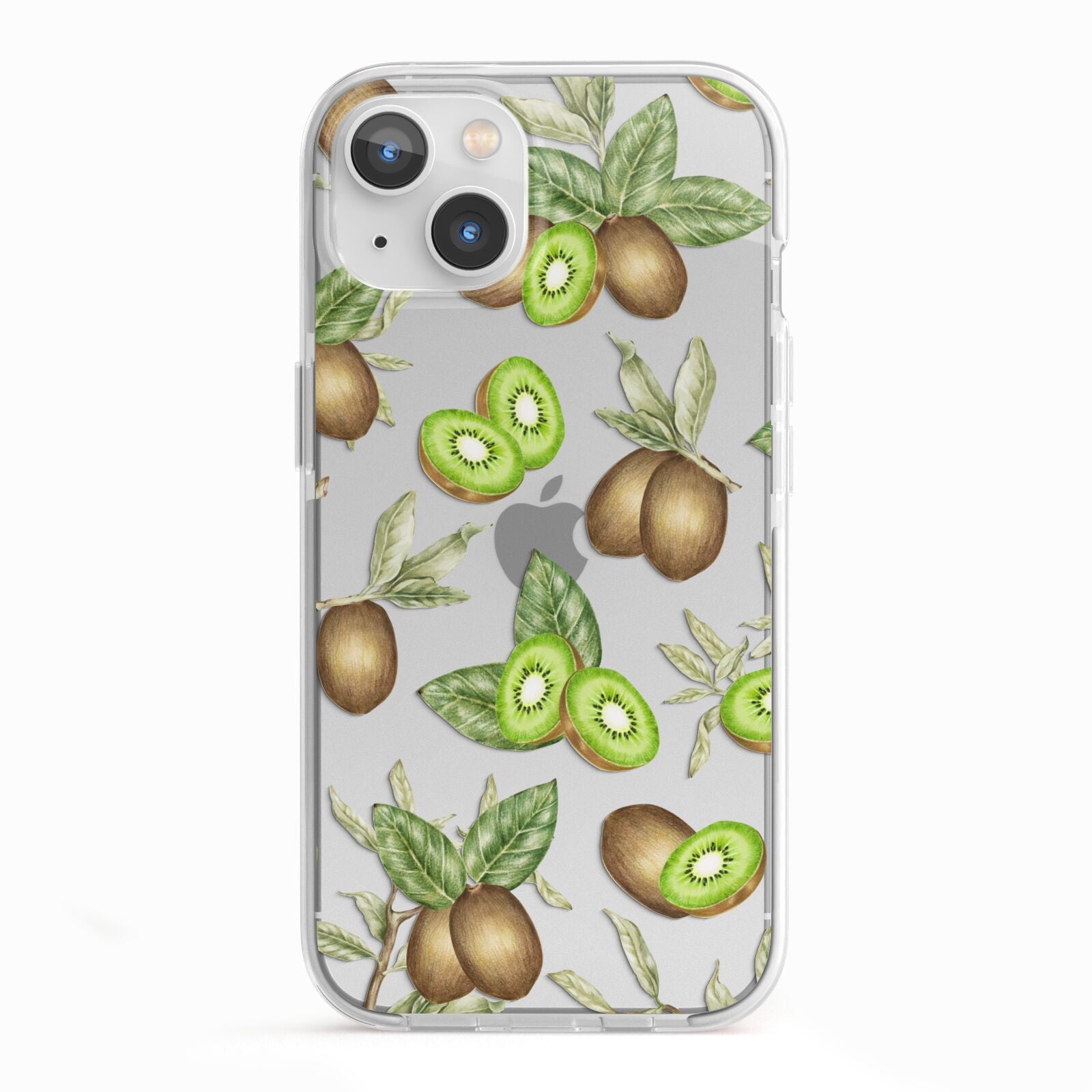 Kiwi Fruit iPhone 13 TPU Impact Case with White Edges