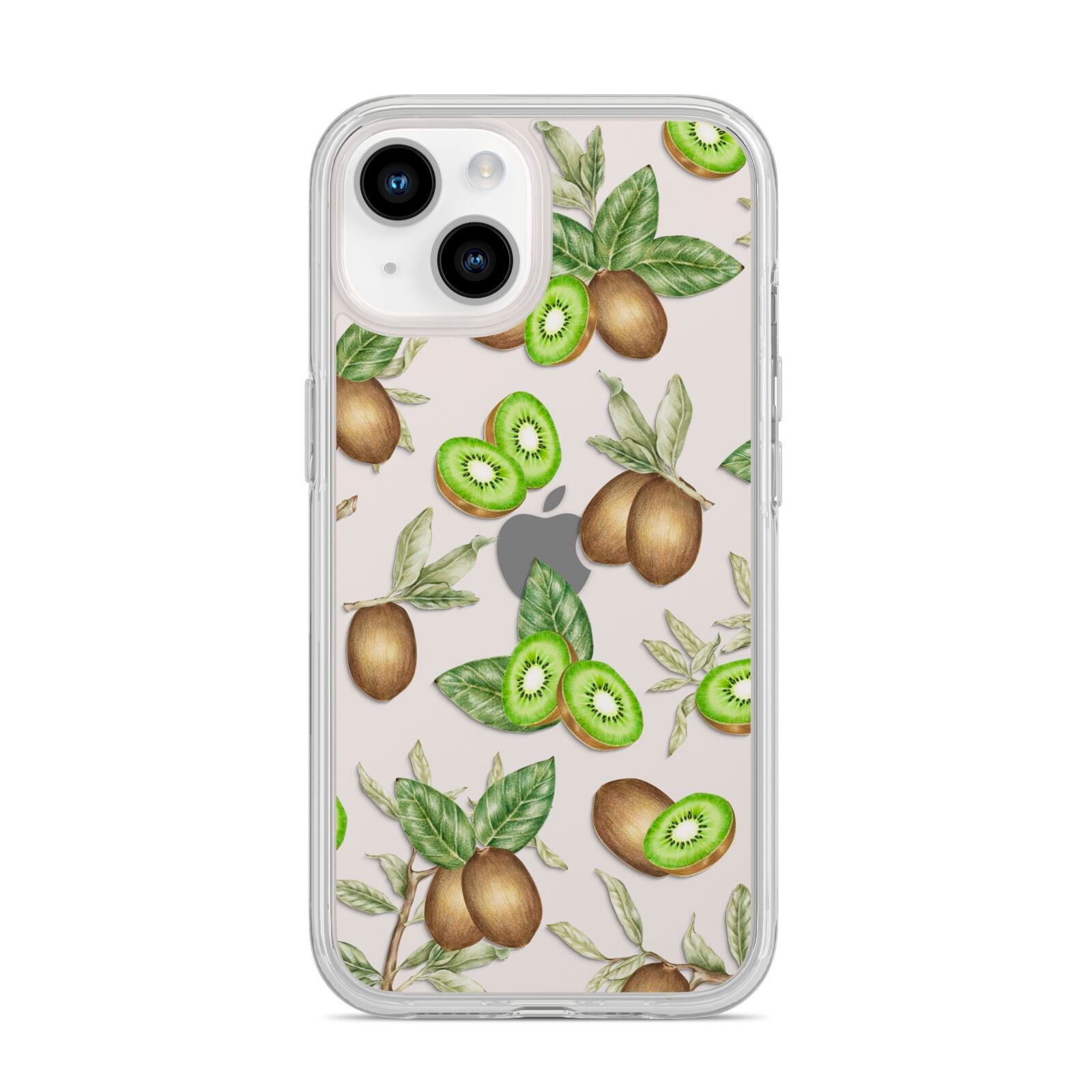 Kiwi Fruit iPhone 14 Clear Tough Case Starlight