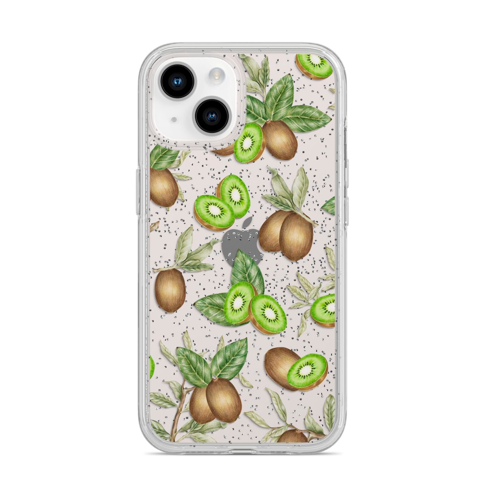 Kiwi Fruit iPhone 14 Glitter Tough Case Starlight