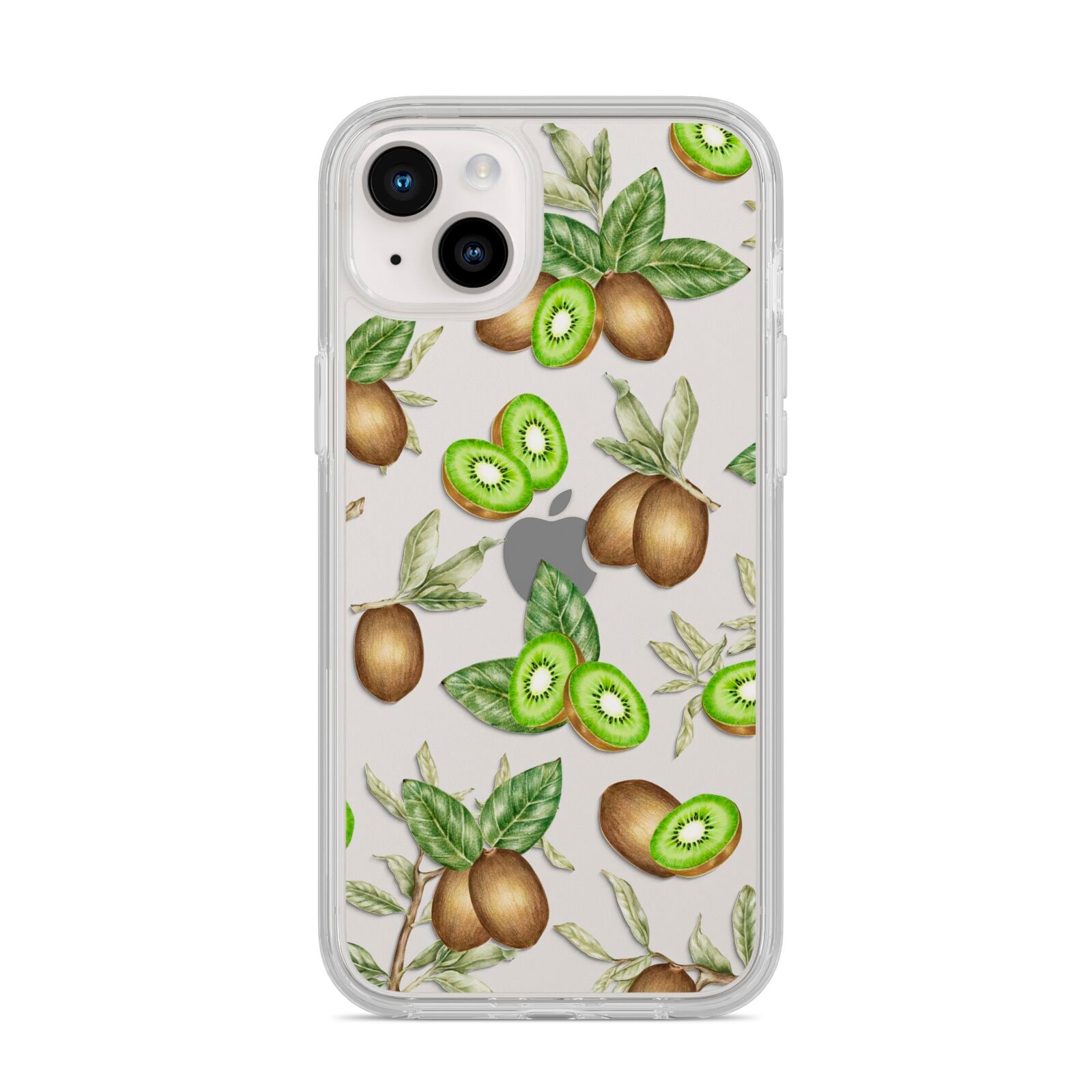 Kiwi Fruit iPhone 14 Plus Clear Tough Case Starlight