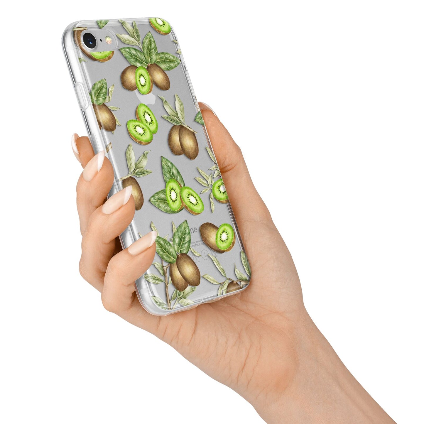 Kiwi Fruit iPhone 7 Bumper Case on Silver iPhone Alternative Image