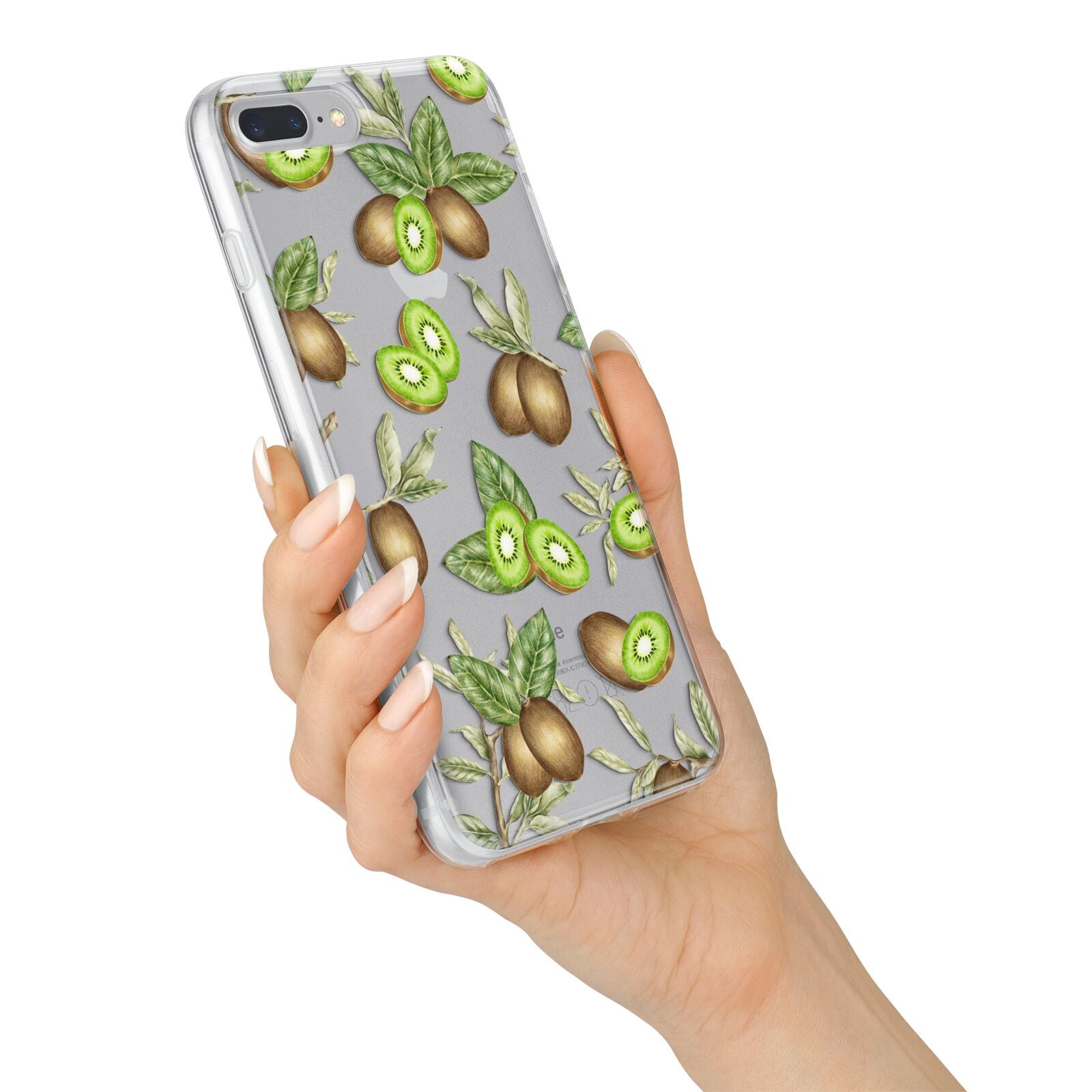 Kiwi Fruit iPhone 7 Plus Bumper Case on Silver iPhone Alternative Image