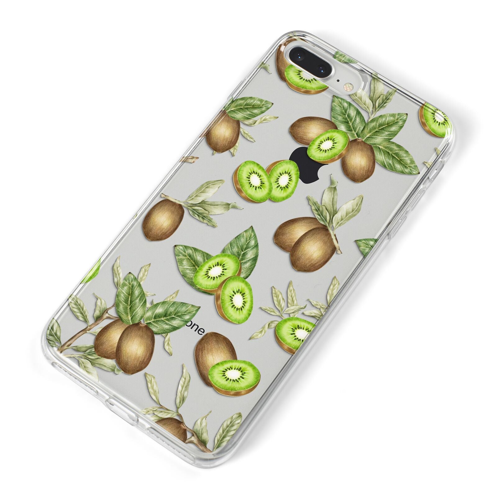 Kiwi Fruit iPhone 8 Plus Bumper Case on Silver iPhone Alternative Image