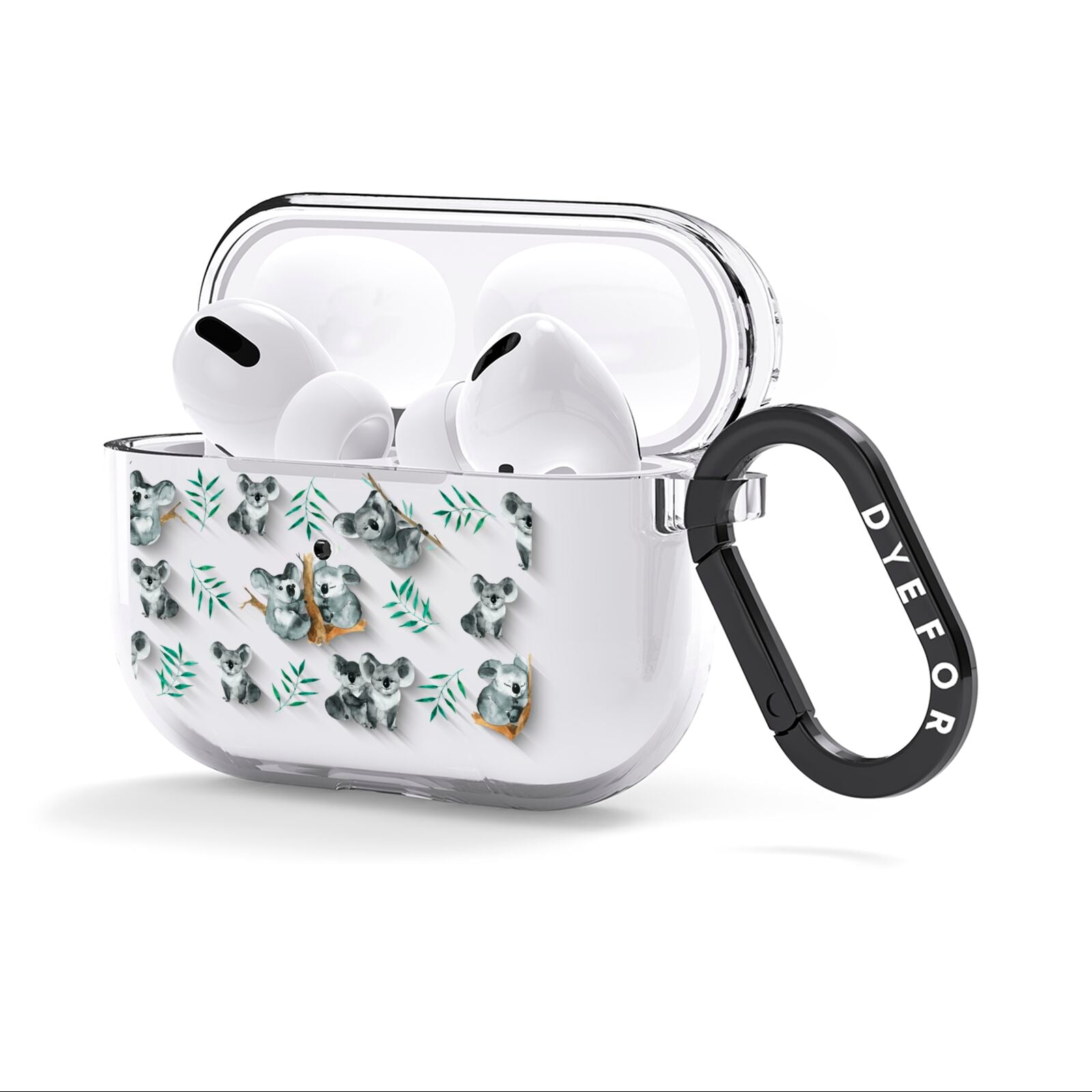 Koala Bear AirPods Clear Case 3rd Gen Side Image