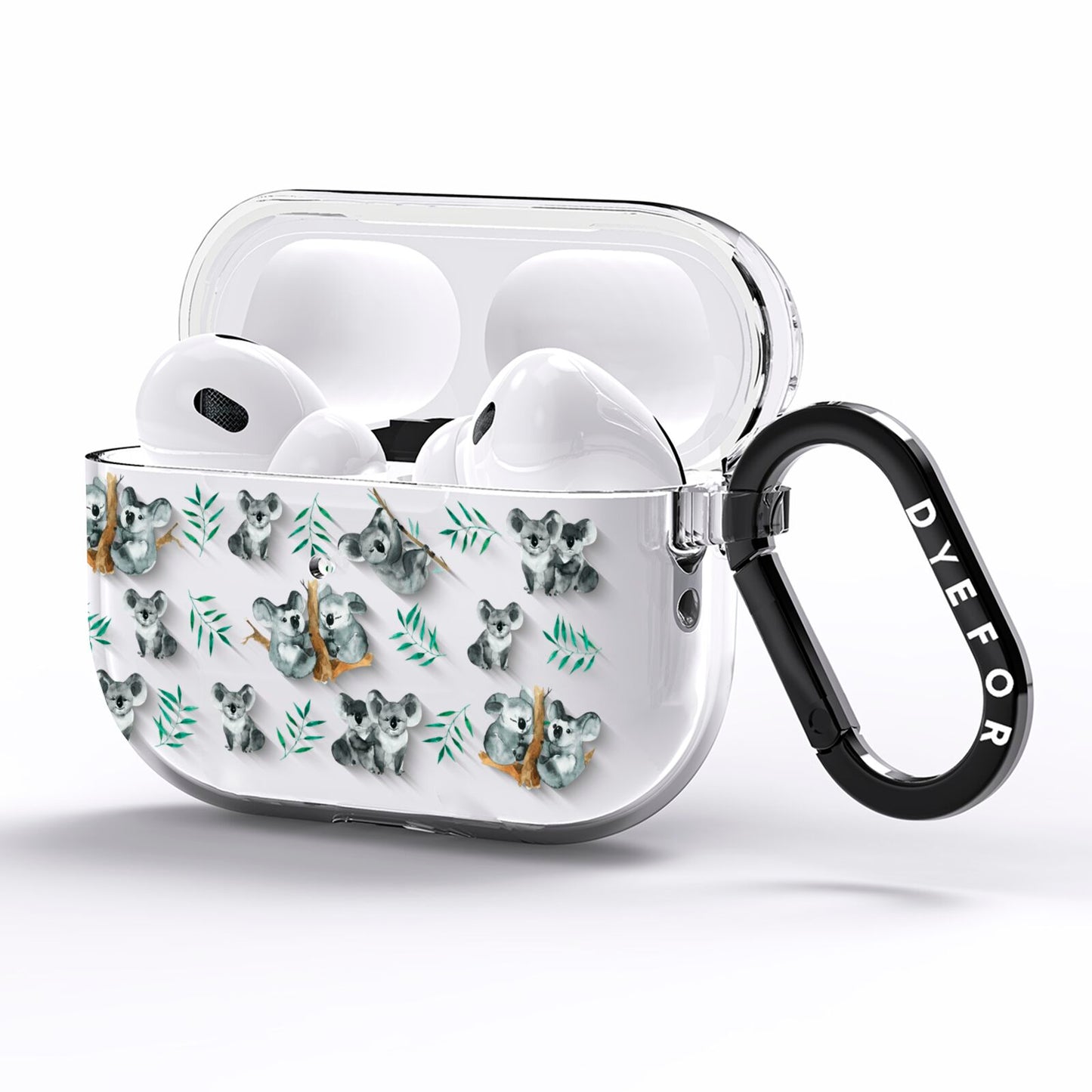 Koala Bear AirPods Pro Clear Case Side Image