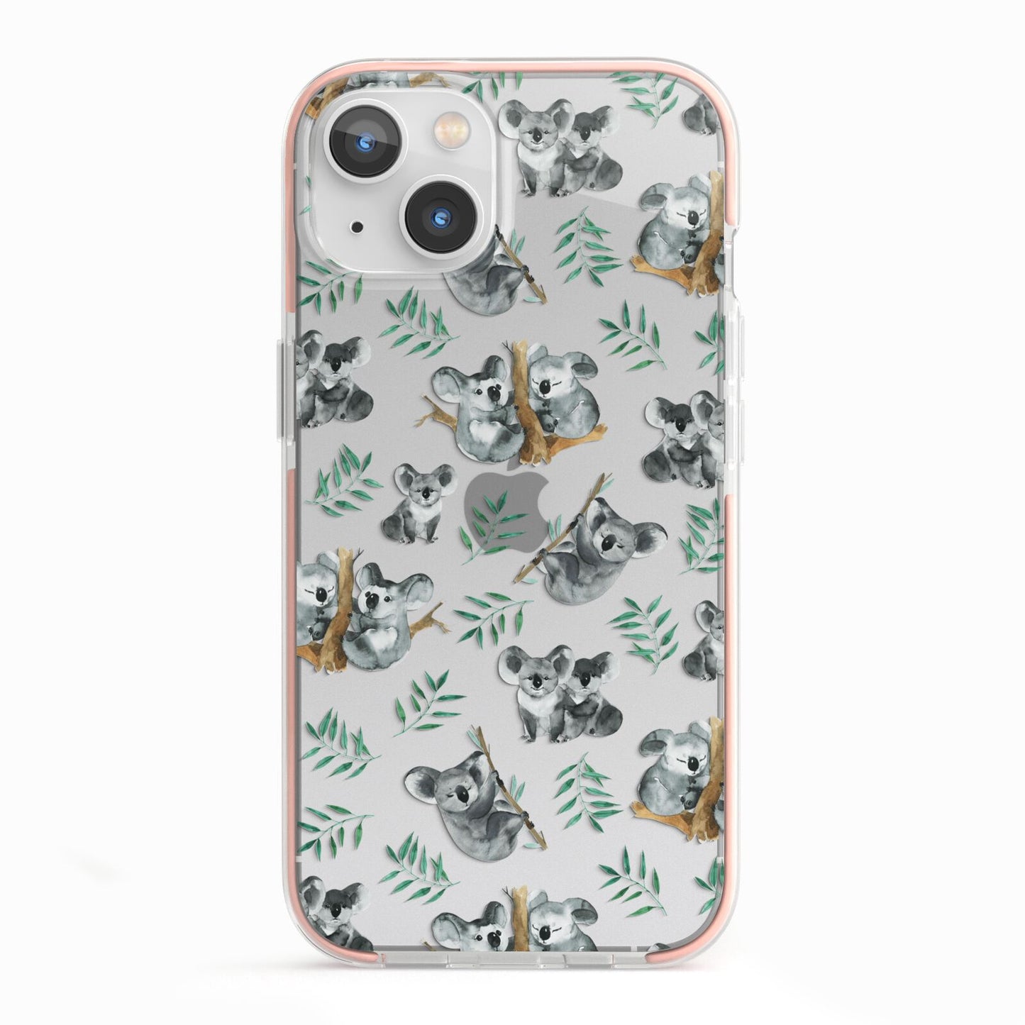 Koala Bear iPhone 13 TPU Impact Case with Pink Edges