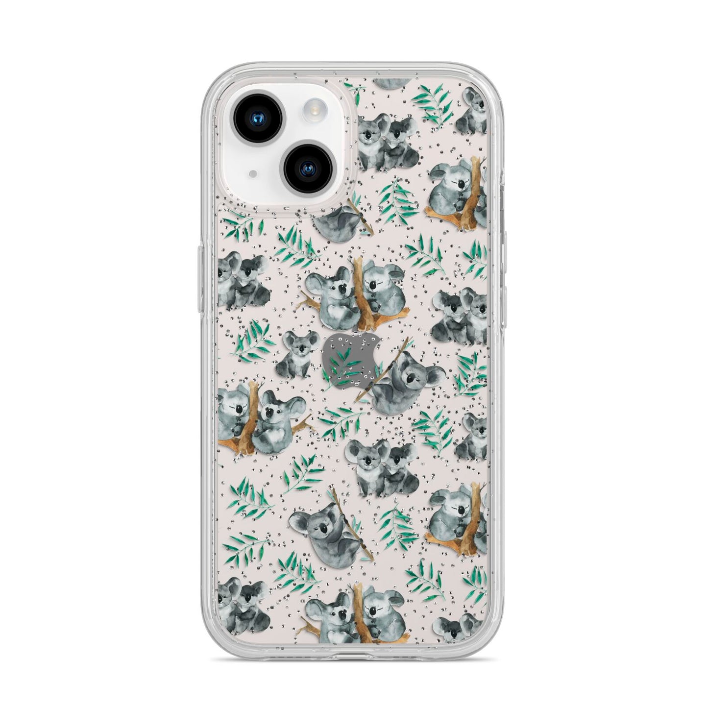 Koala Bear iPhone 14 Glitter Tough Case Starlight