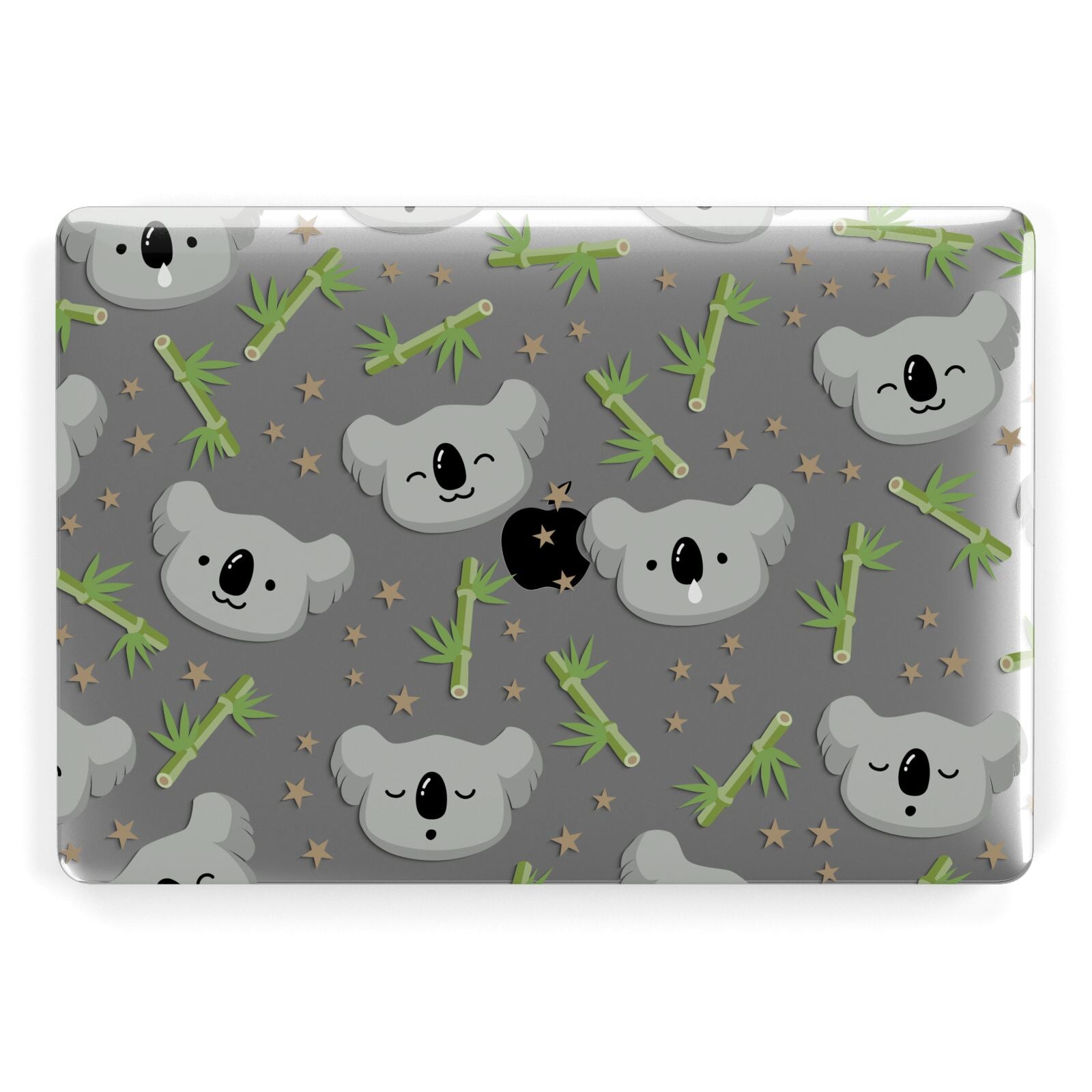 Koala Faces with Transparent Background Apple MacBook Case