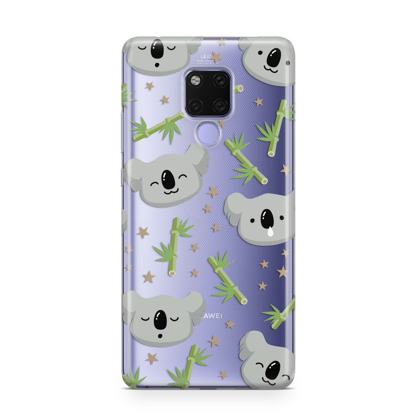 Koala Faces with Transparent Background Huawei Mate 20X Phone Case