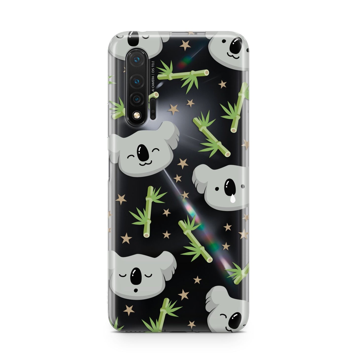 Koala Faces with Transparent Background Huawei Nova 6 Phone Case