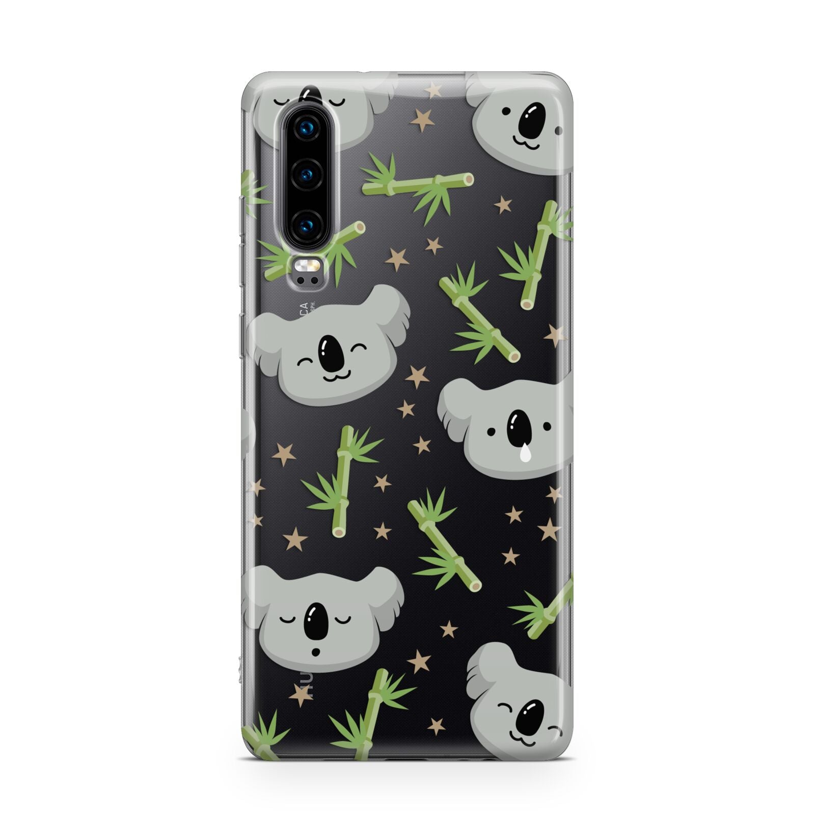 Koala Faces with Transparent Background Huawei P30 Phone Case