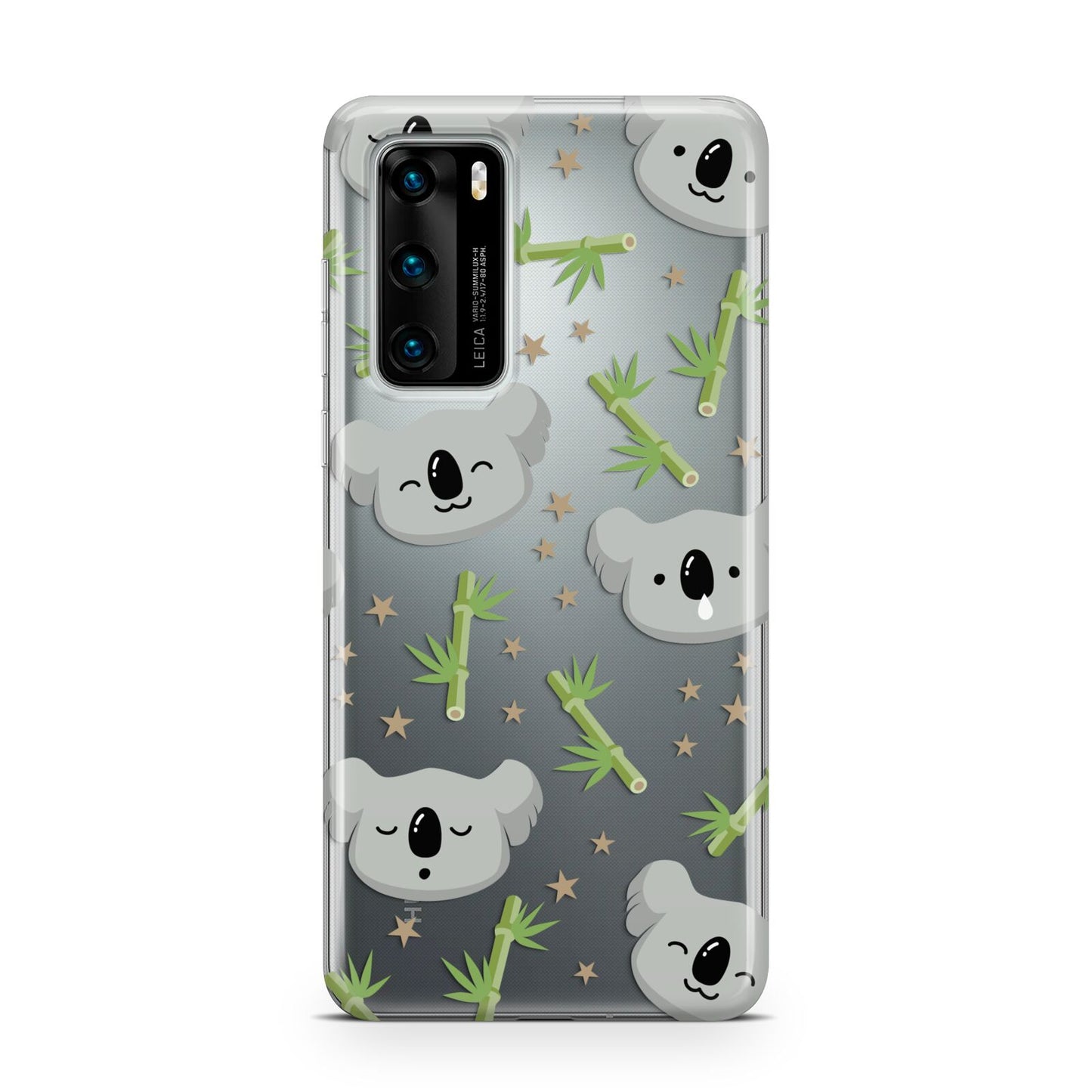 Koala Faces with Transparent Background Huawei P40 Phone Case