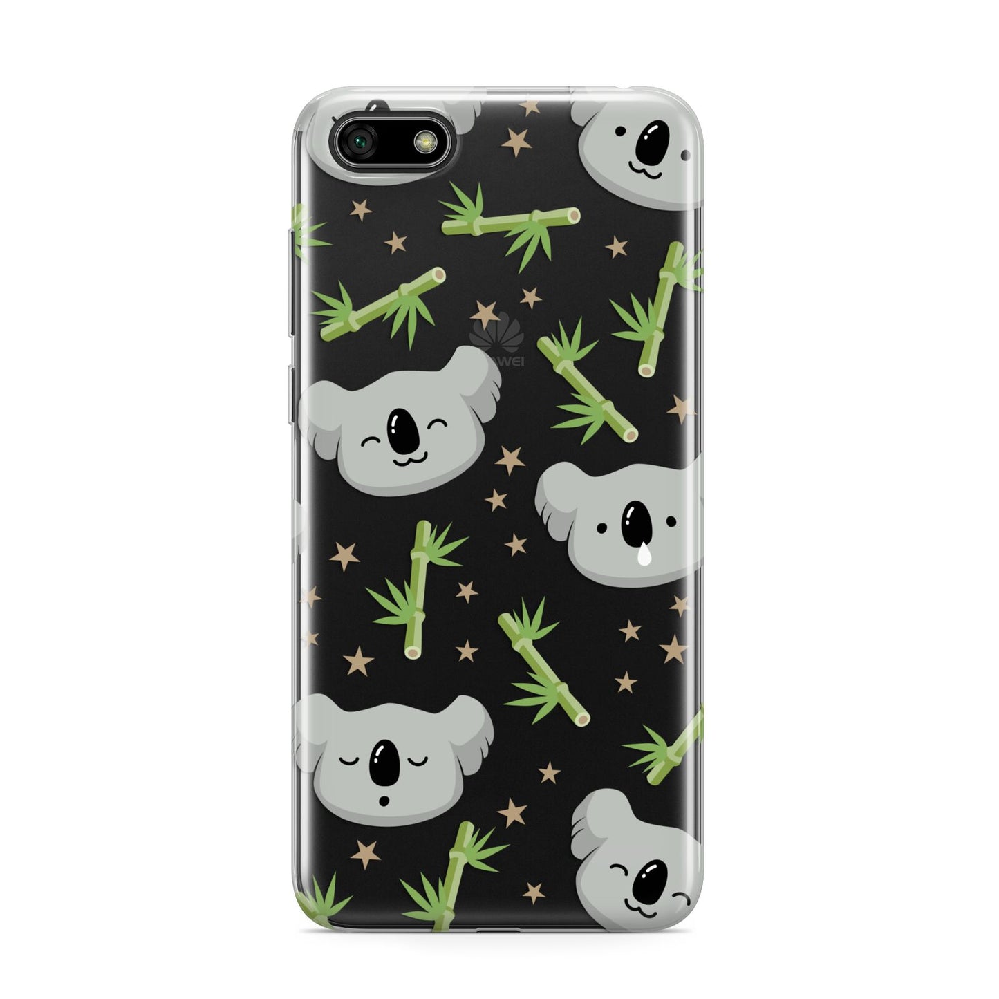 Koala Faces with Transparent Background Huawei Y5 Prime 2018 Phone Case