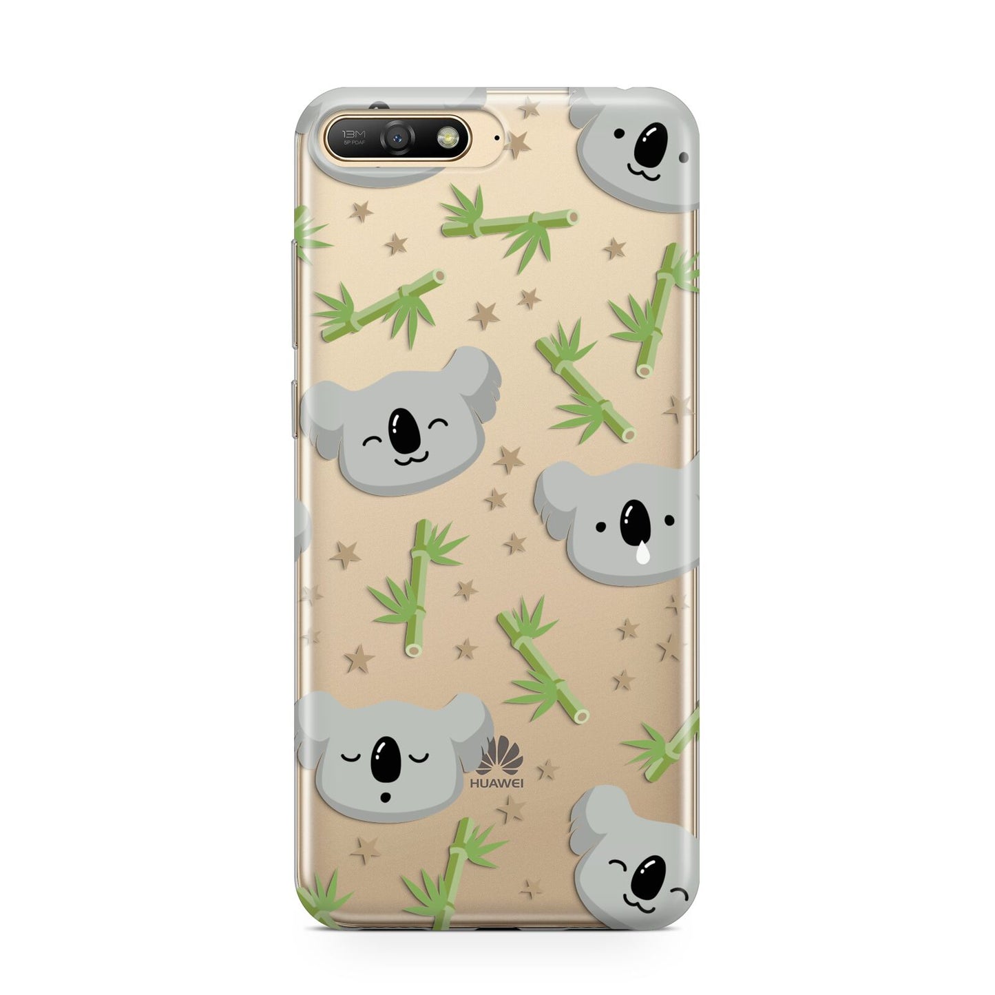 Koala Faces with Transparent Background Huawei Y6 2018