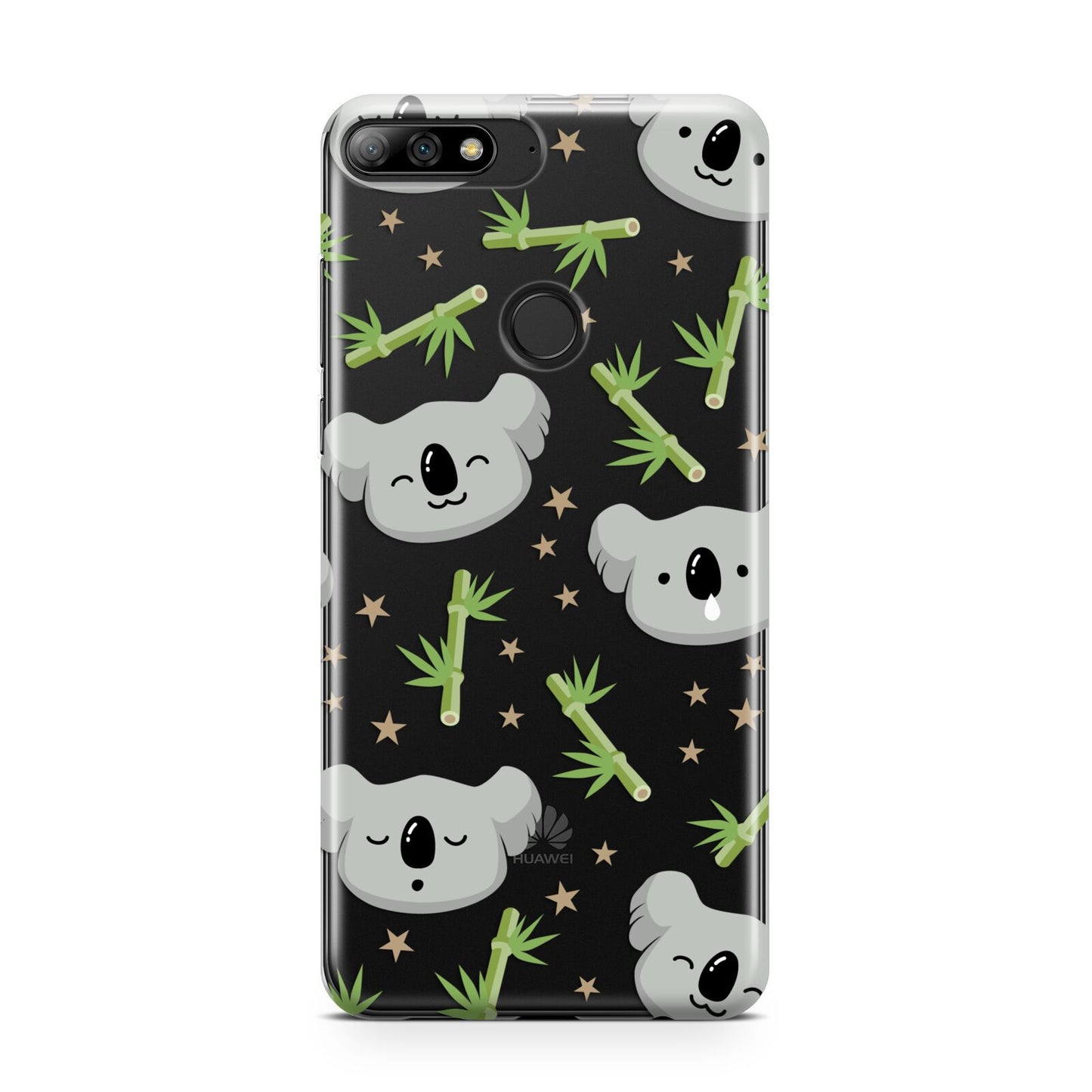 Koala Faces with Transparent Background Huawei Y7 2018