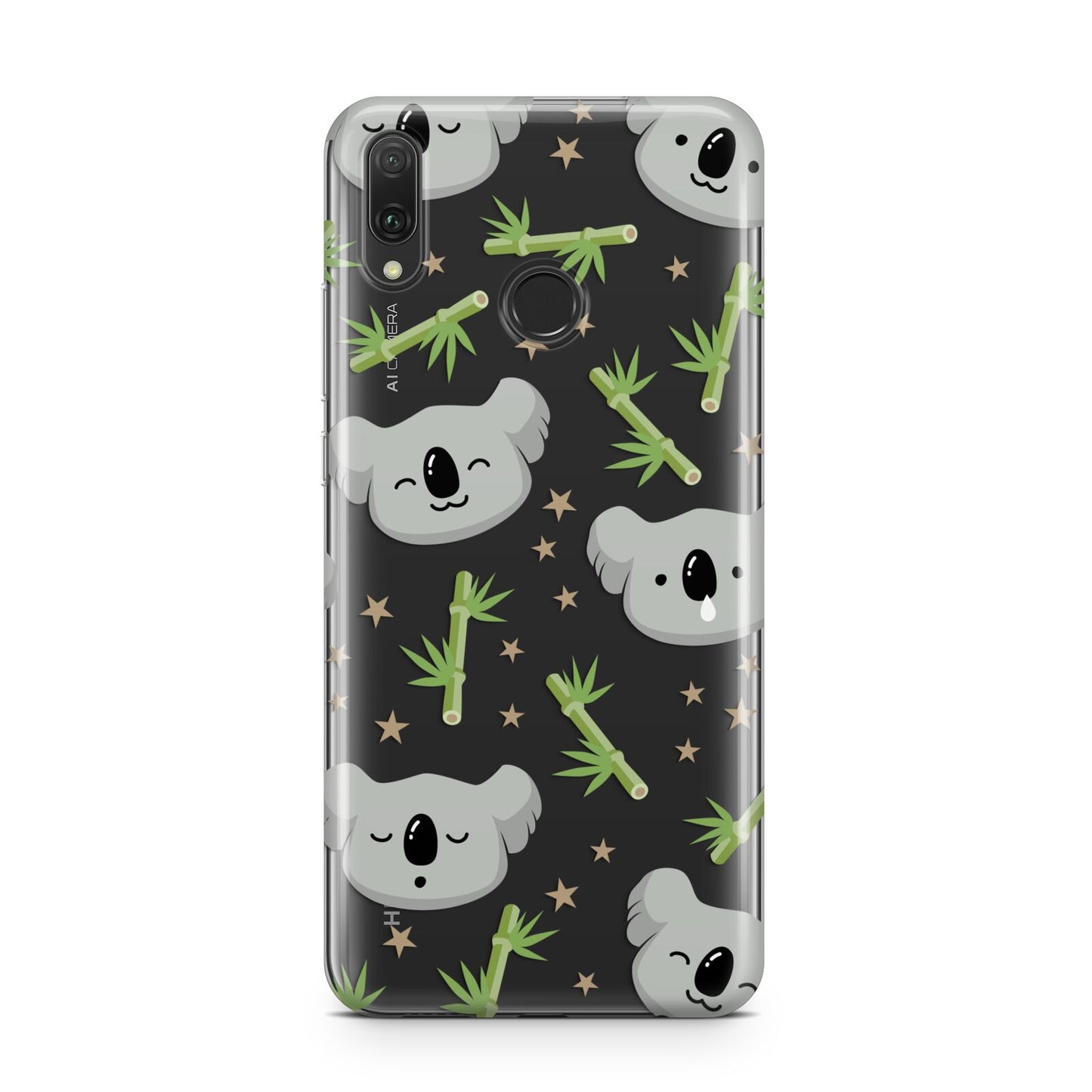 Koala Faces with Transparent Background Huawei Y9 2019