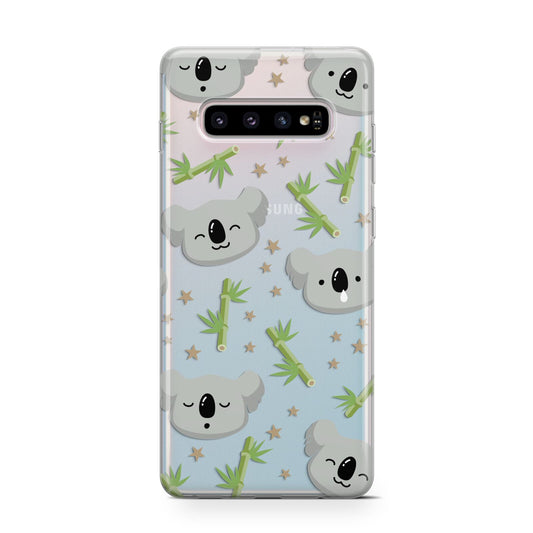 Koala Faces with Transparent Background Protective Samsung Galaxy Case