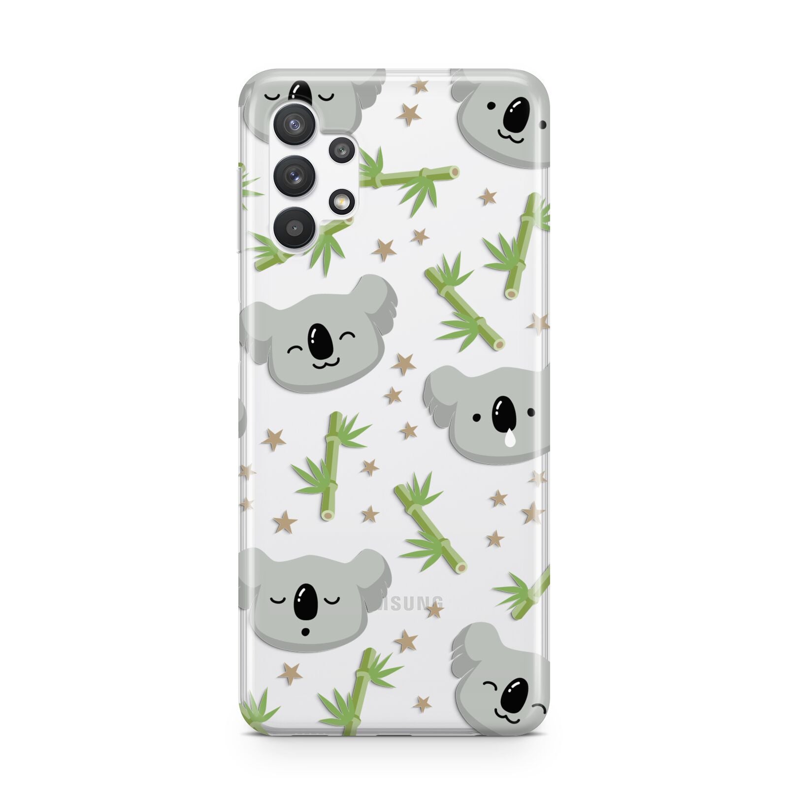 Koala Faces with Transparent Background Samsung A32 5G Case