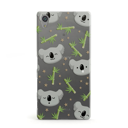 Koala Faces with Transparent Background Sony Xperia Case