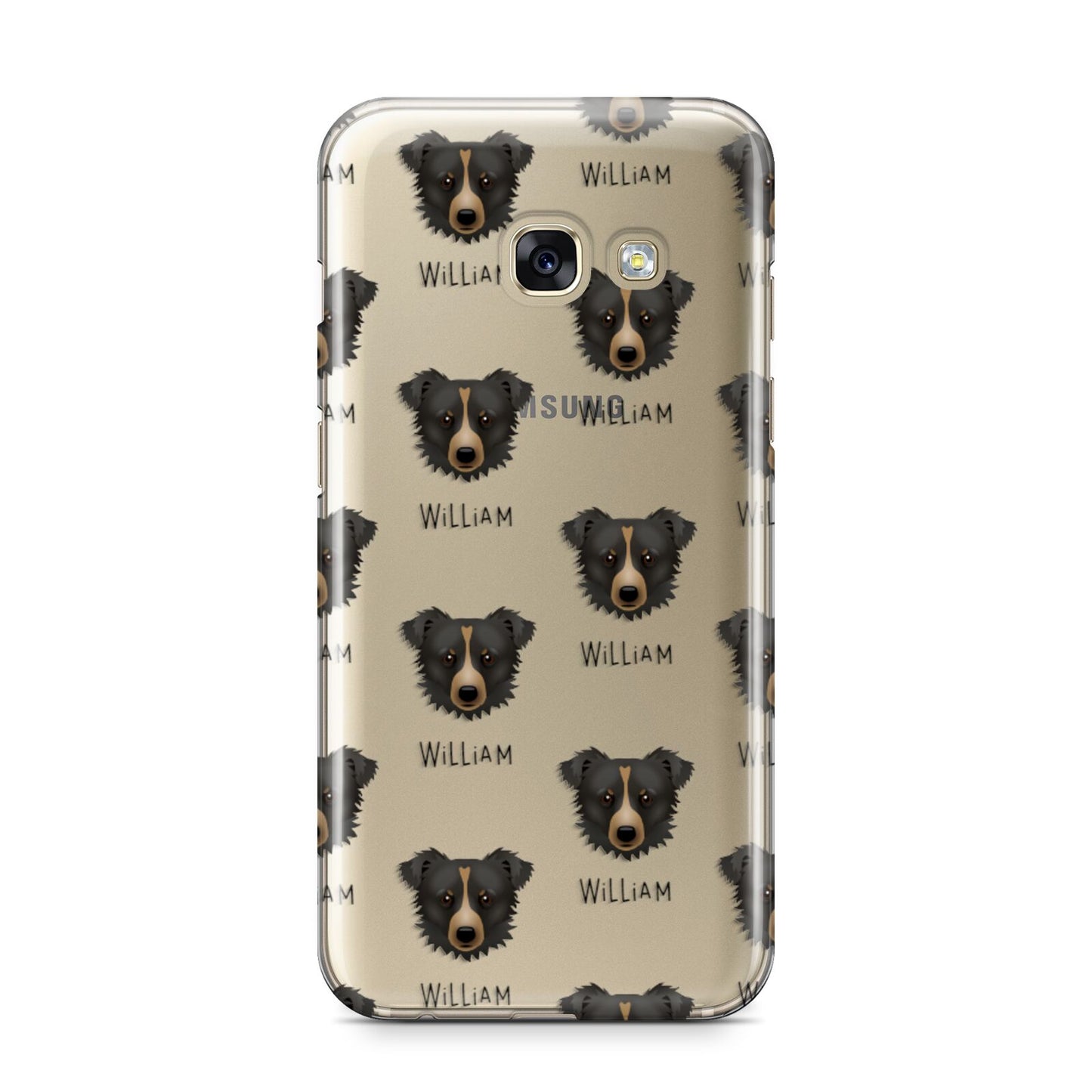 Kokoni Icon with Name Samsung Galaxy A3 2017 Case on gold phone