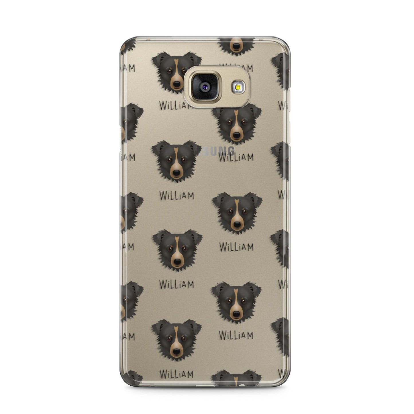 Kokoni Icon with Name Samsung Galaxy A5 2016 Case on gold phone