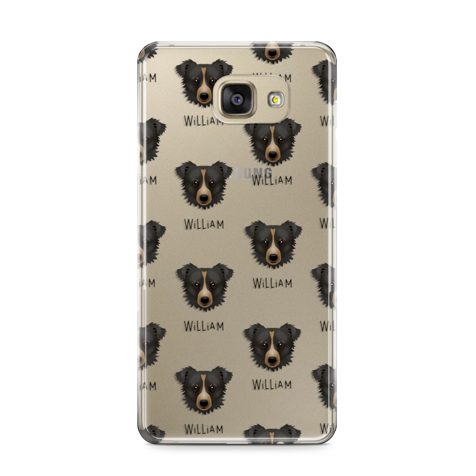 Kokoni Icon with Name Samsung Galaxy A9 2016 Case on gold phone