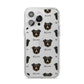 Kokoni Icon with Name iPhone 14 Pro Max Clear Tough Case Silver