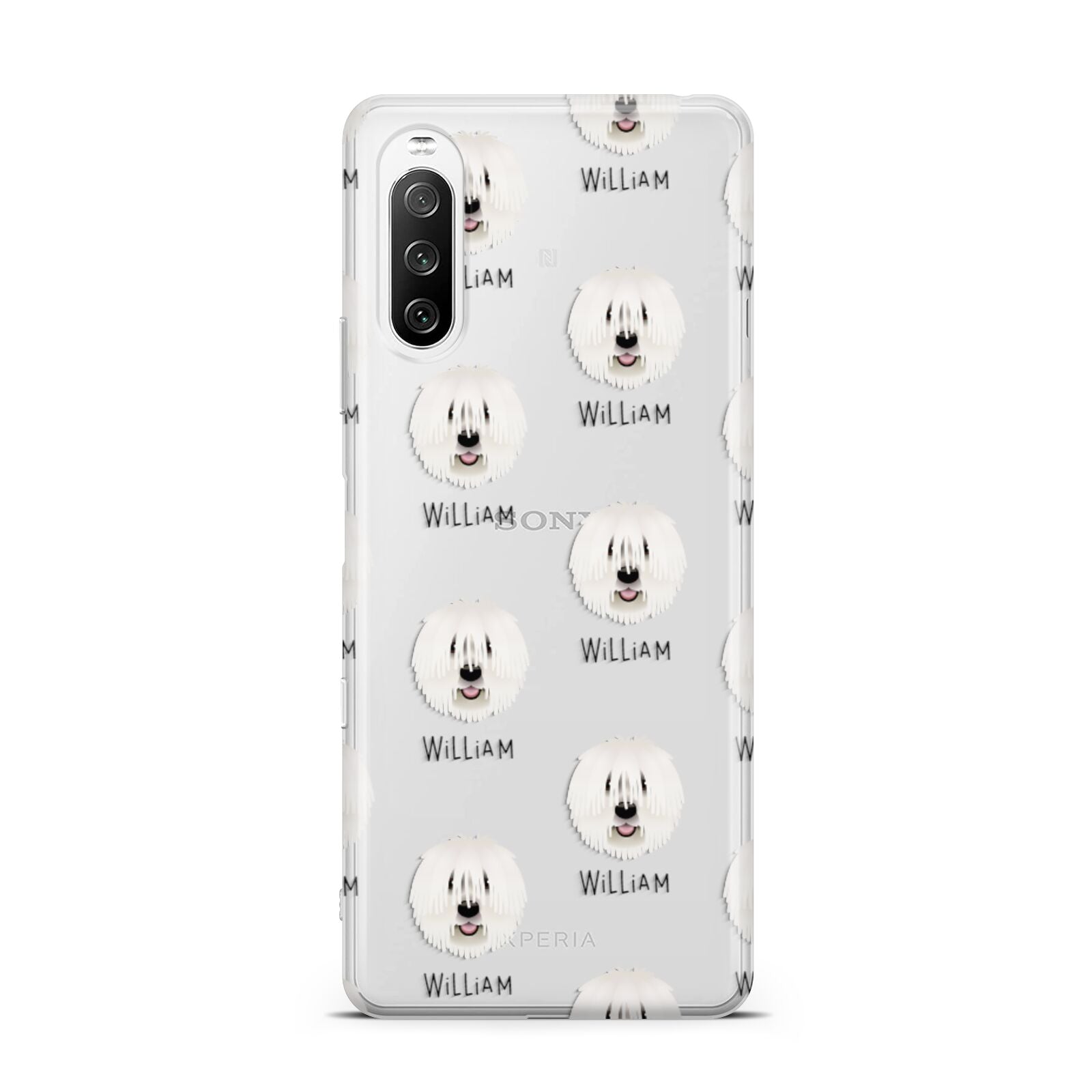 Komondor Icon with Name Sony Xperia 10 III Case