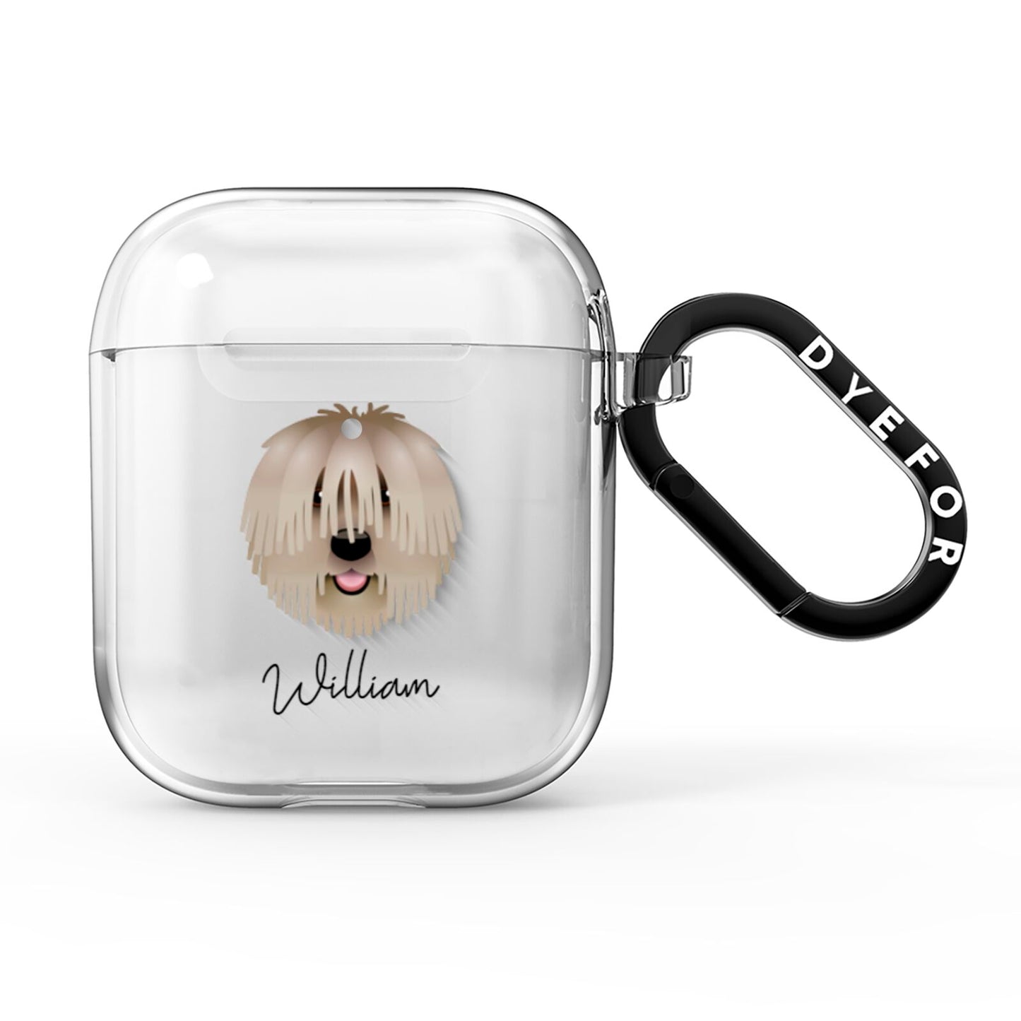 Komondor Personalised AirPods Clear Case