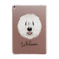 Komondor Personalised Apple iPad Rose Gold Case