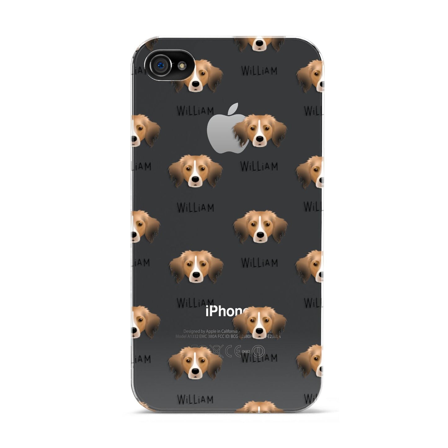 Kooikerhondje Icon with Name Apple iPhone 4s Case