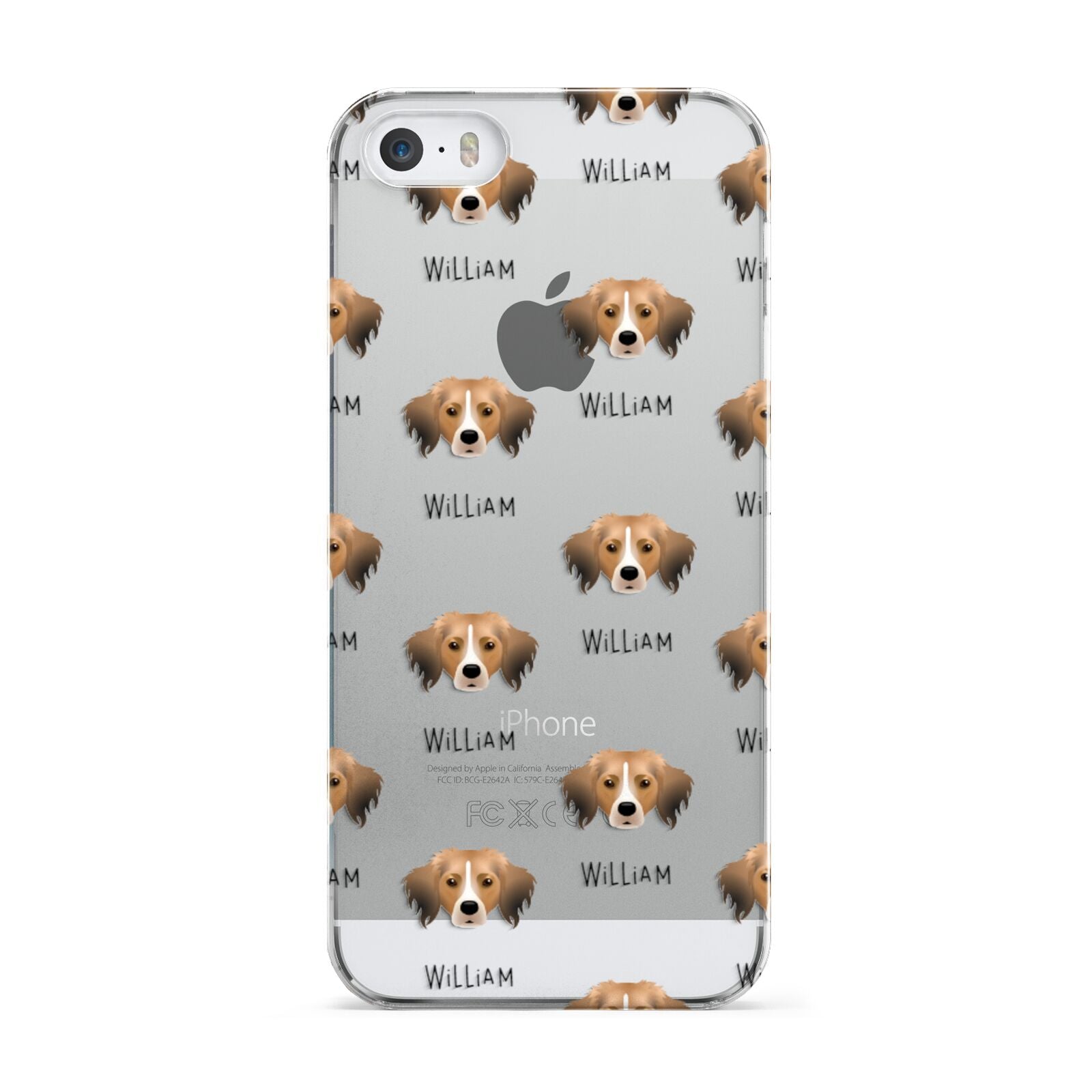 Kooikerhondje Icon with Name Apple iPhone 5 Case