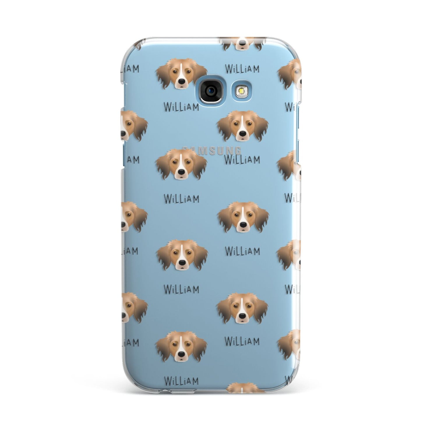 Kooikerhondje Icon with Name Samsung Galaxy A7 2017 Case