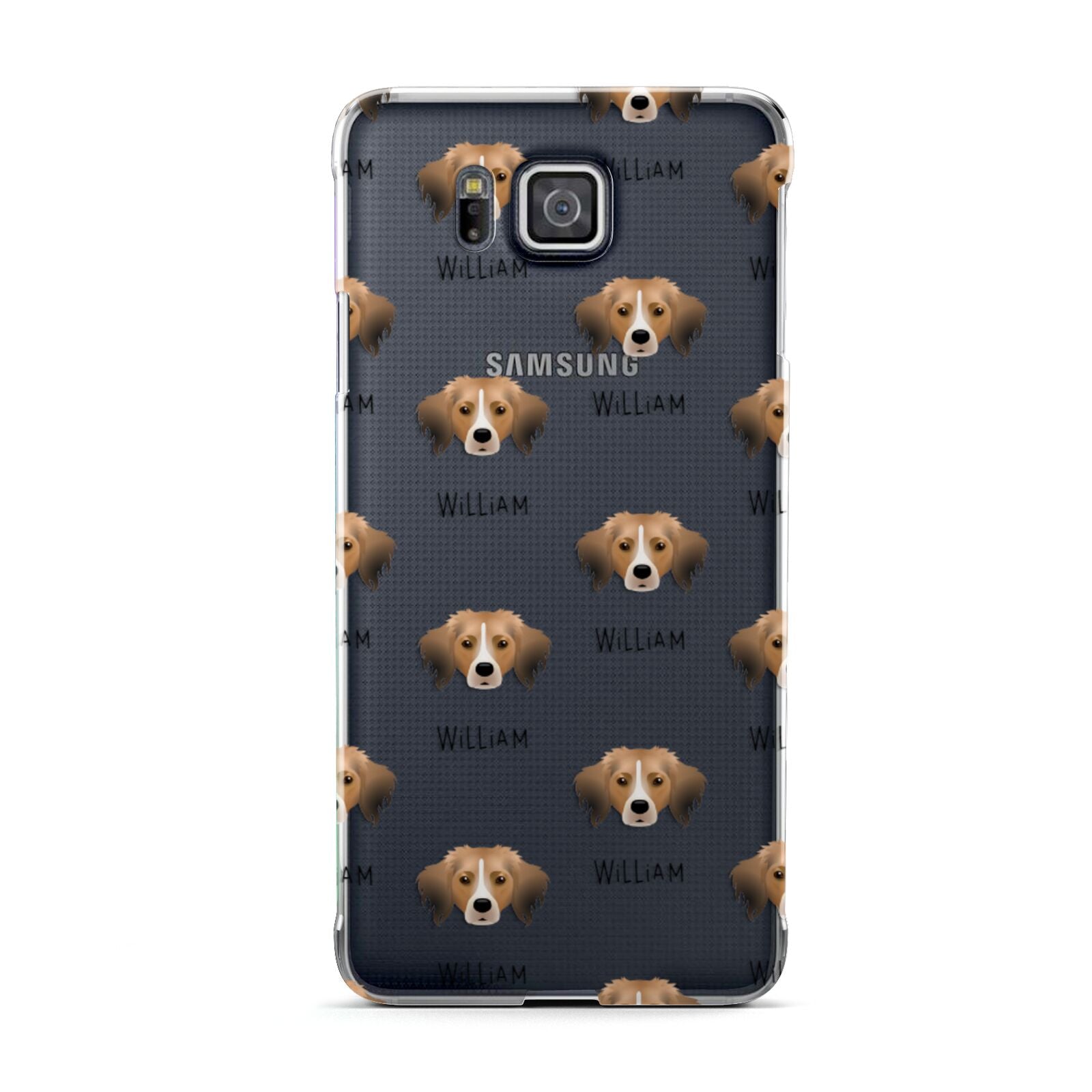 Kooikerhondje Icon with Name Samsung Galaxy Alpha Case