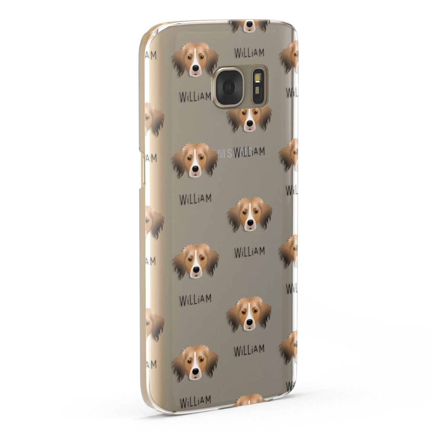 Kooikerhondje Icon with Name Samsung Galaxy Case Fourty Five Degrees