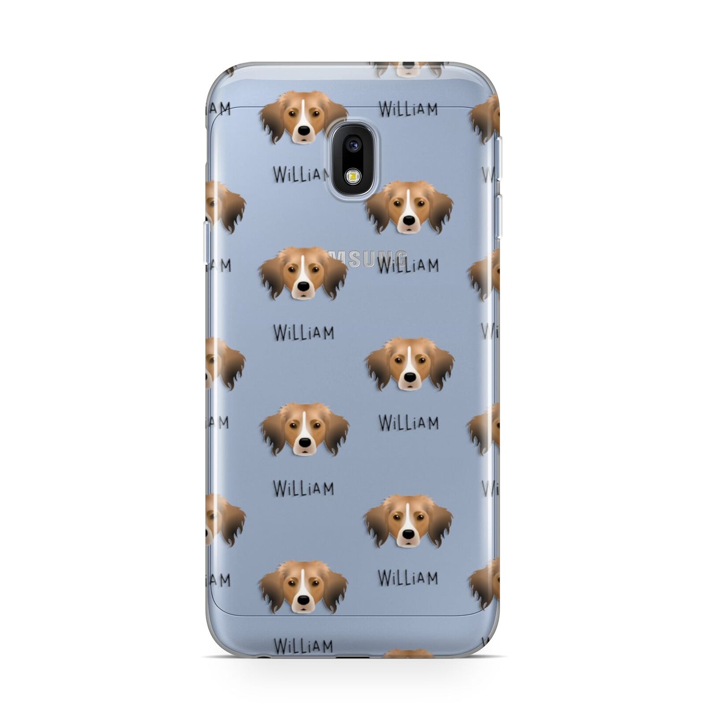Kooikerhondje Icon with Name Samsung Galaxy J3 2017 Case