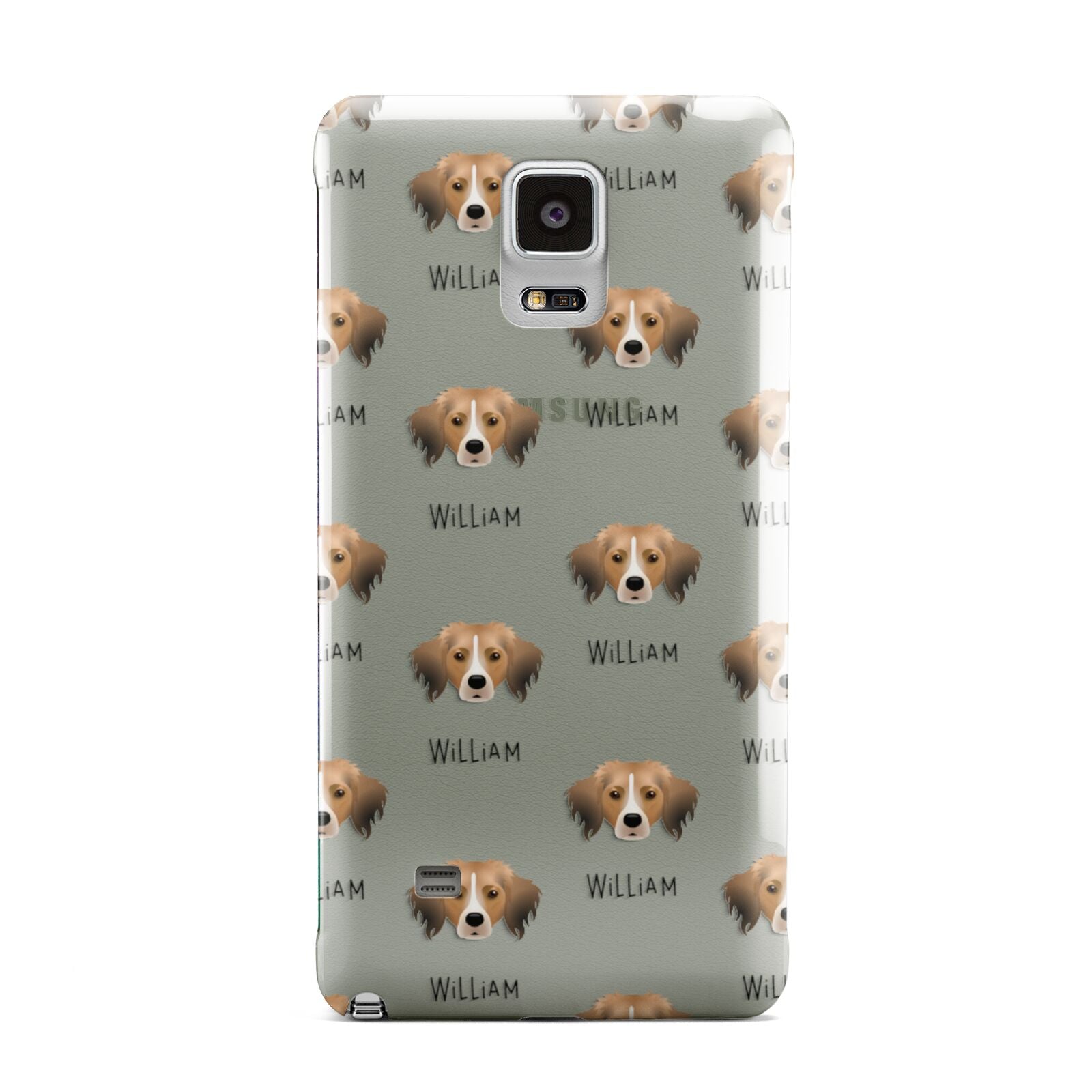 Kooikerhondje Icon with Name Samsung Galaxy Note 4 Case