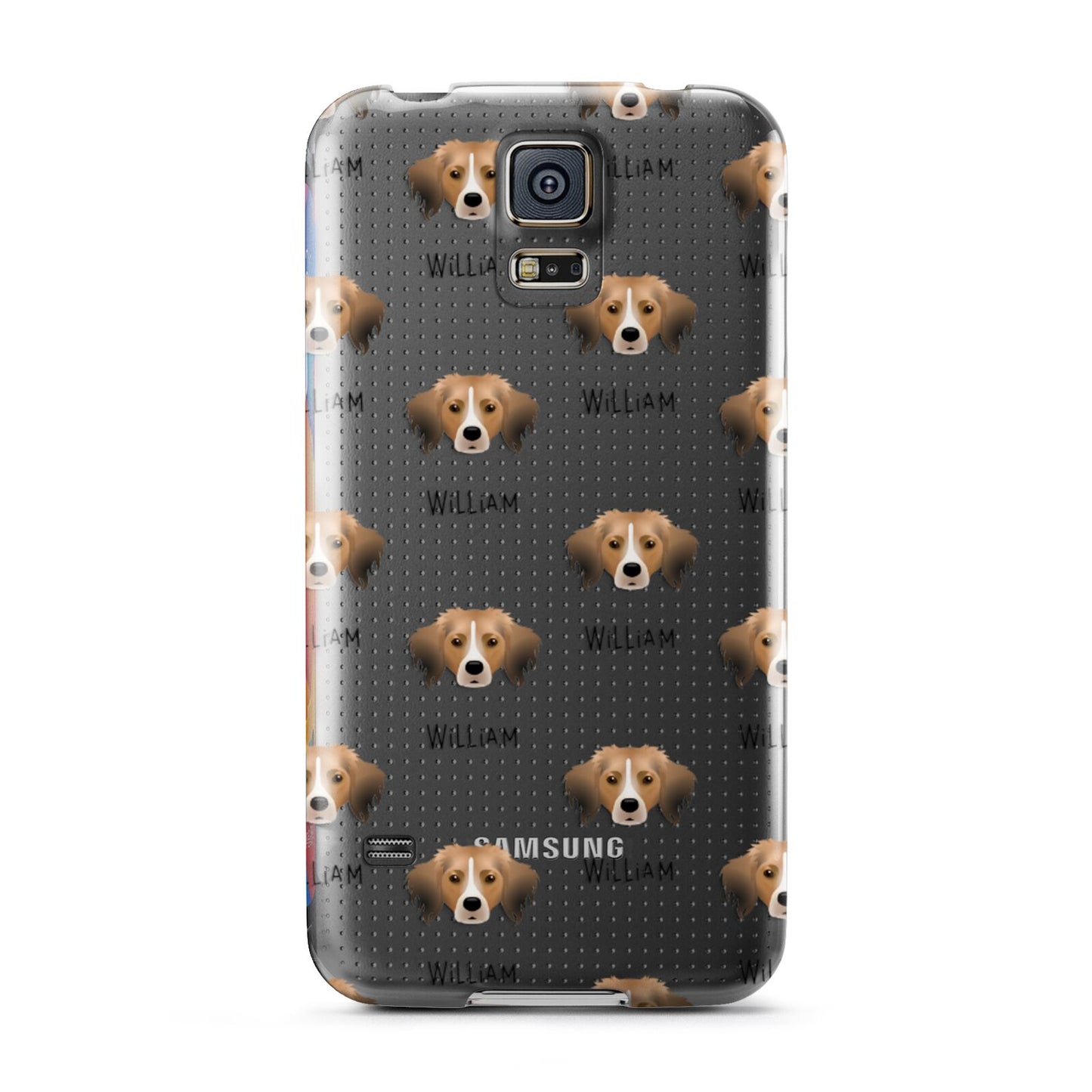 Kooikerhondje Icon with Name Samsung Galaxy S5 Case