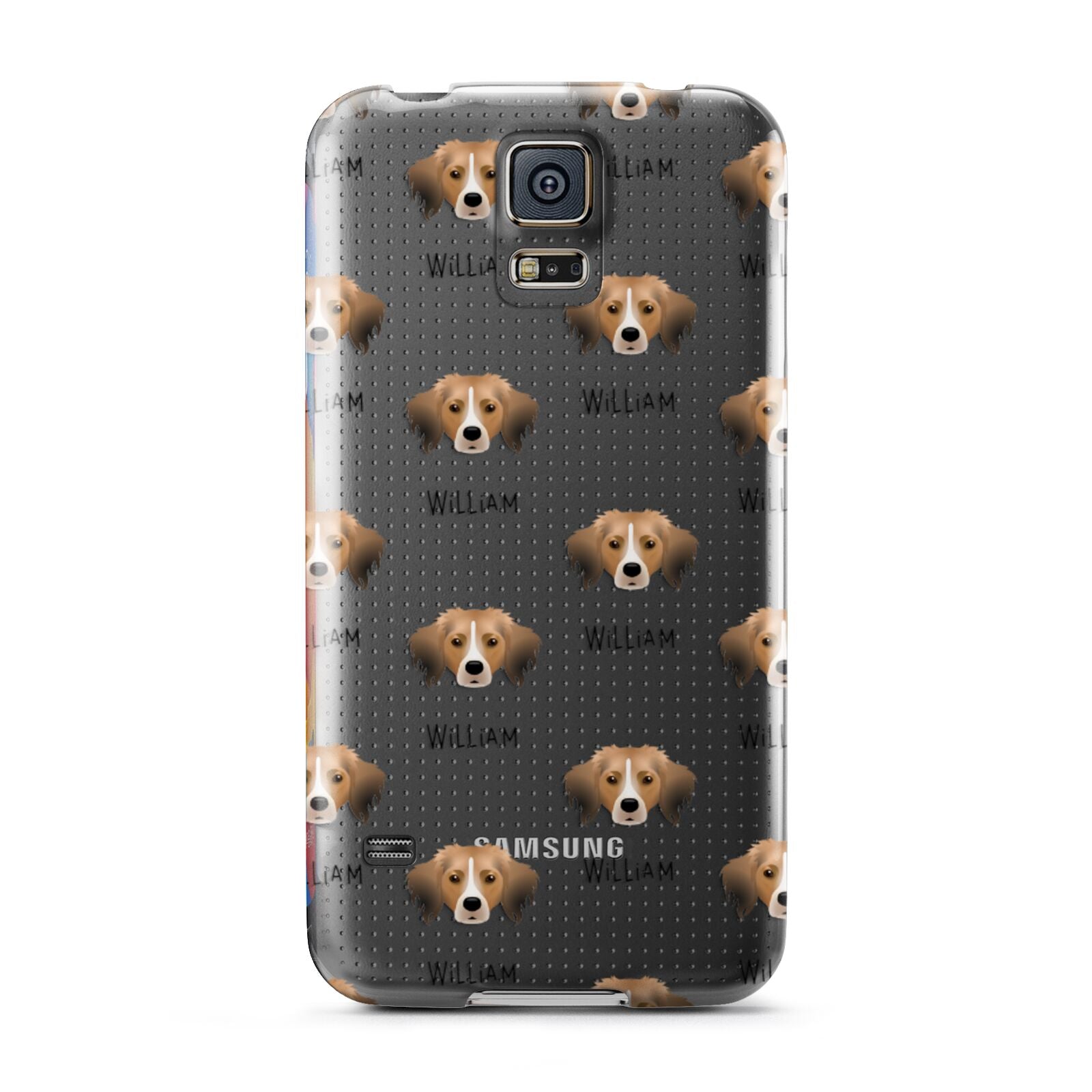 Kooikerhondje Icon with Name Samsung Galaxy S5 Case