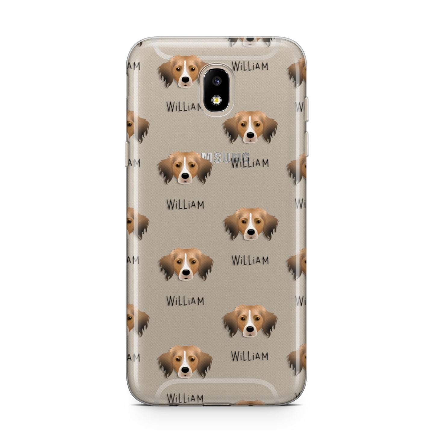 Kooikerhondje Icon with Name Samsung J5 2017 Case