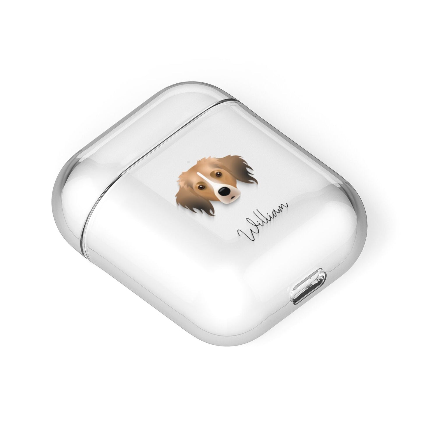 Kooikerhondje Personalised AirPods Case Laid Flat