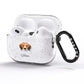 Kooikerhondje Personalised AirPods Pro Glitter Case Side Image